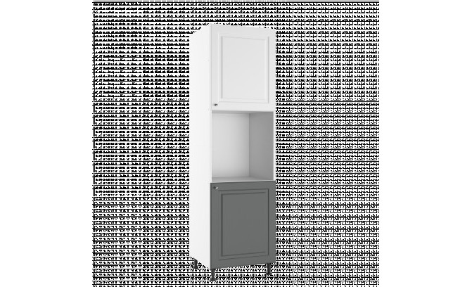 Высокий кухонный шкаф TOP 60 BELLA GRAPHITE SUPER MAT